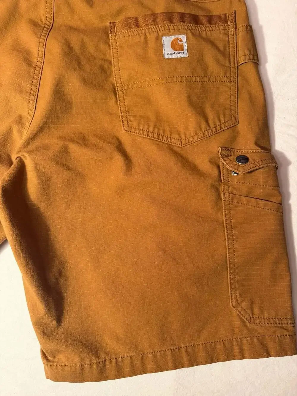 Carhartt Relaxed Fit Ripstop Cargo Shorts Brown 38